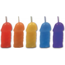 Bougies Rainbow Pecker...