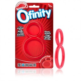 Bague double Ofinity - Rouge
