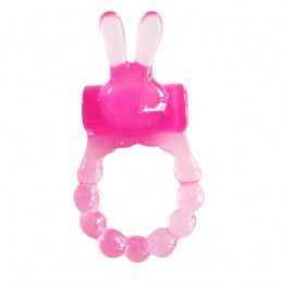 Bague lapin vibrante - Rose