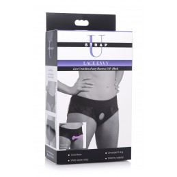 Lace Envy Black Crotchless...