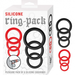 Silicone Ring Pack Red and...