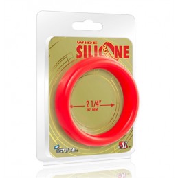Wide Silicone Donut - Red -...