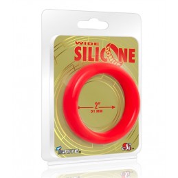 Wide Silicone Donut - Red -...