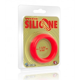 Wide Silicone Donut - Red -...