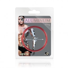 Bague en aluminium - Rouge...